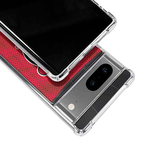 NHL New Jersey Devils Home Jersey Google Pixel 7a Clear Case